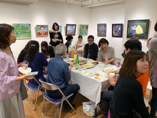 アートスクール セント・ギャラリー作品展2019 打ち上げパーティー